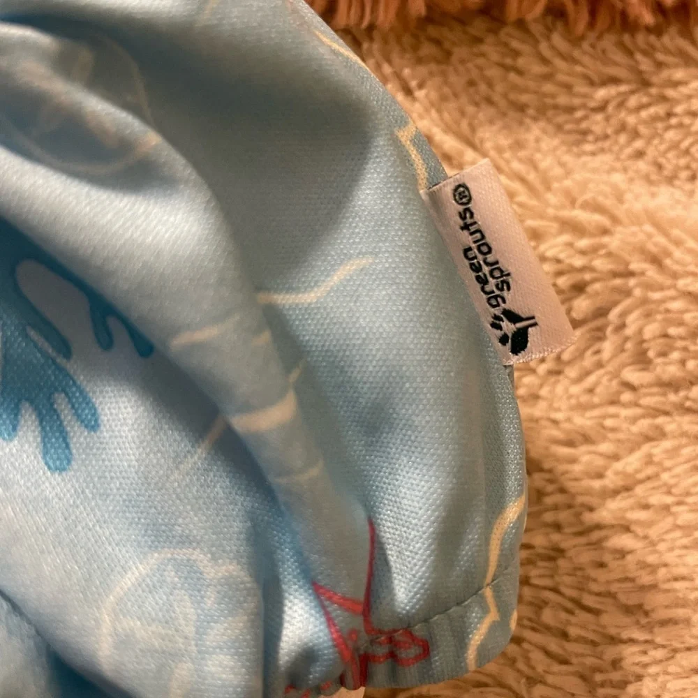 NWOT Green Sprouts Blue Seashell Kids Reusable Swim Diaper